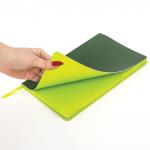 Блокнот А5 (148x218 мм), BRAUBERG "Metropolis Mix", под кожу, 80 л., темно-зеленый, 111037