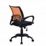 Кресло CH-695N/OR/TW-11, с подлокотниками, сетка, черное/оранж TW-11/TW-38-3, ш/к 72872