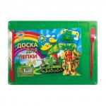 Доска для лепки А4, 280х200 мм, ПЧЕЛКА, ассорти, 2 стека, ДЛ-02