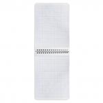 Блокнот А5 (146х205мм) 60л, гребень, перфорация на отрыв, лакированный, BRAUBERG Зеленый, 111272