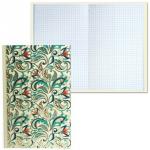 Блокнот А5 (135х206мм), 80л, твердый, клетка, фольга, BRAUBERG, Узор, 126049