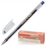 Ручка гелевая СОЮЗ Oskar, СИНЯЯ, корпус прозрачный, узел 0,7мм, линия письма 0,4мм, РГ 155-01