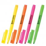 Набор текстовыделителей BRAUBERG 4 шт., АССОРТИ, "FLUOline", линия 1-3 мм, 150416