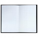 Блокнот А5 (135х206мм), 80л, твердый, клетка, фольга, BRAUBERG, Сердечки, 126052