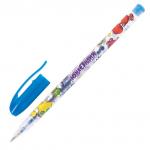 Ручки гелевые ЮНЛАНДИЯ, НАБОР 6 шт., АССОРТИ НЕОН, корпус с печатью, 0,7мм, линия 0,5мм