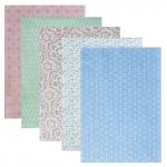 Цветной фетр для творчества А4 ОСТРОВ СОКРОВИЩ с рисунком, 5 л. 5 цв., толщина 2 мм, Пастель,660650