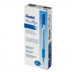 Ручка шариковая масляная с грипом PENTEL (Япония) Bolly, СИНЯЯ, узел 0,5мм, линия 0,25мм, BK425