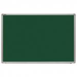 Доска для мела магнитная (60x90см), зеленая, алюминиевая рамка, OFFICE "2х3" (Польша) TKA96