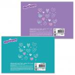 Альбом д/рис. А4 24л., скоба, обложка картон, ЮНЛАНДИЯ, 202х285мм, Милые кошечки (2вида), 105055