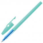 Ручка шариковая STABILO Liner Pastel, СИНЯЯ, корпус бирюзовый, узел 0,7мм, линия 0,3мм, 808FP1041-1