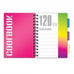 Тетрадь-блокнот 120л. A5 148x210мм BRAUBERG клетка, гребень, обложка пластик, 3разд, CoolBOOK,401786