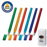 Ручка шариковая масляная СОЮЗ Tetra, СИНЯЯ, корпус ассорти, игольч.узел 0,7мм, линия 0,3мм,РШ 146-01