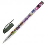 Ручки гелевые ЮНЛАНДИЯ, НАБОР 12 шт., АССОРТИ БЛЕСТКИ, корпус с печатью, 0,7мм, линия 0,5мм