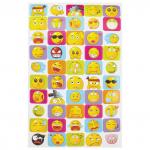 Альбом с наклейками "Смайлики", 6 листов, склейка, ЮНЛАНДИЯ, 661779