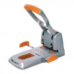 Дырокол МОЩНЫЙ RAPID (Швеция) "Supreme HDC150/2", до 150 листов,  серебристо-оранжевый, 23000600