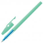 Ручка шариковая STABILO Liner Pastel, СИНЯЯ, корпус мятный, узел 0,7мм, линия 0,3мм, 808FP1041-2