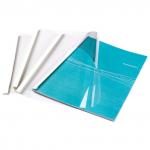 Обложки д/термопереплета А4, КОМПЛЕКТ 50шт, 20мм,151-200л,верх проз ПВХ,низ картон,FELLOWES,FS-53906