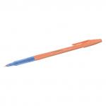 Ручка шариковая STABILO Liner Pastel, СИНЯЯ, корпус персиковый, узел 0,7мм, линия 0,3мм, 808FP1041-3