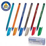 Ручка шариковая масляная СОЮЗ Gamma, СИНЯЯ, корпус ассорти, игольч.узел 0,7мм, линия 0,3мм,РШ 155-01