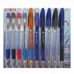 Набор ручек шариковых масляных BRAUBERG "MODEL M / MODEL XL", 10 ручек в упаковке, 143361