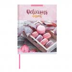 Дневник 1-11 класс 48 л., обложка кожзам (лайт), фольга, BRAUBERG, Вкусности, 105466