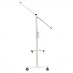 Доска для мела/магнитно-маркерная НА СТЕНДЕ (90х120см), 2-сторонняя, зел/бел,BRAUBERG PREMIUM,236852