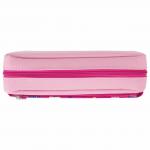 Пенал-косметичка ЮНЛАНДИЯ, 2 отделения, мягкий, "Ламы", розовый, 20х6х9 см, 228980