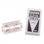 "Feather" "Hi-Stainless" Сменные двухсторонние лезвия (5 шт.) , 1 2000