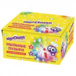 *Мыльные пузыри ЮНЛАНДИЯ 60 мл, с игрушкой на крышке, 591092