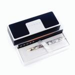 Ручка подарочная шариковая CROSS Botanica "Сиреневая Орхидея", лак, латунь, хром, черная, AT0642-2