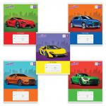 Тетрадь 12 л. ЮНЛАНДИЯ линия, обложка картон, "АВТО-КЛАСС", 105634