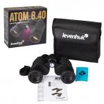 Бинокль LEVENHUK Atom 8x40, увеличение х8, объектив 50 мм, широкоуголный, черный