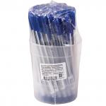 Ручка шариковая масляная СТАММ VeGa, СИНЯЯ, корпус прозрачный, узел 1,2мм, линия 0,7мм, РШ101