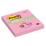 Блок самоклеящ. (стикер) POST-IT ORIGINAL "Осень" (Z-блок) 76х76 мм, 100 л., розовый неон, R330-ONP