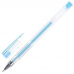 Ручки гелевые ПИФАГОР, НАБОР 6 шт., АССОРТИ ПАСТЕЛЬ, корпус прозрачный, 0,7мм, линия 0,5мм