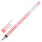 Ручки гелевые ПИФАГОР, НАБОР 6 шт., АССОРТИ ПАСТЕЛЬ, корпус прозрачный, 0,7мм, линия 0,5мм