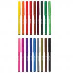 Фломастеры BRAUBERG "АКАДЕМИЯ" 18 цветов, вентилируемый колпачок, ПВХ упаковка, 151412