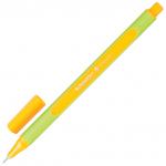 Ручка капиллярная SCHNEIDER (Германия) Line-Up, НЕОН ОРАНЖЕВАЯ, трехгранная, линия 0,4мм, 191065