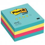 Блок самоклеящ. (стикер) POST-IT ORIGINAL "Зима" 76х76 мм, 400 л., ассорти, 2028-OPB