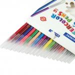 Фломастеры BRAUBERG "PREMIUM", 18 цветов, УЛЬТРАСМЫВАЕМЫЕ, классические, вентилируемый колпачок, картонная коробка с европодвесом, 151658