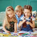 Альбом д/рис. А4 40л., скоба, обложка картон, ЮНЛАНДИЯ, 202х285мм, Мишки на севере (1вид), 105092