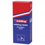 Ручка капиллярная EDDING DRAWLINER 1880, ЧЕРНАЯ, толщина письма 0,05 мм,водная основа, E-1880-0.05/1