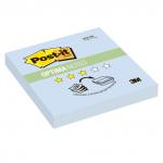 Блок самоклеящ. (стикер) POST-IT ORIGINAL "Зима" (Z-блок) 76х76 мм, 100 л.,голубая пастель,R330-OPB