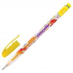 Ручки гелевые ЮНЛАНДИЯ, НАБОР 6 шт., АССОРТИ, корпус с печатью, узел 0,5мм, линия 0,35мм