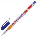 Ручки гелевые ЮНЛАНДИЯ, НАБОР 6 шт., АССОРТИ, корпус с печатью, узел 0,5мм, линия 0,35мм