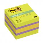 Блок самоклеящ. (стикер) POST-IT ORIGINAL "Весна" 51х51 мм, 400 л., ассорти, 2051-ONG