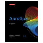 Тетрадь предметная "BLACK & BRIGHT" 48 л., глянцевый лак, АЛГЕБРА, клетка, подсказ, BRAUBERG, 403549