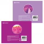 Альбом для рисования А4 48 л., гребень, обложка картон, BRAUBERG ЭКО, 205х290 мм, Лаванда (2 вида), 105109