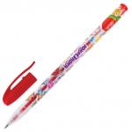 Ручки гелевые ЮНЛАНДИЯ, НАБОР 12 шт., АССОРТИ, корпус с печатью, узел 0,5мм, линия 0,35мм