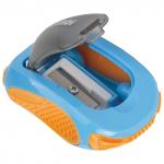 Точилка ЮНЛАНДИЯ "Гонки", с контейнером, пластиковая, корпус ассорти, 228473